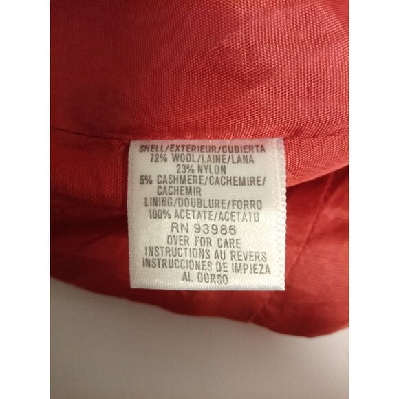 Casual Corner Women's Orange Blazer Size 12 - Picture 6 of 7